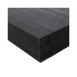 CAFE TABLE BLOCK BLACK MANGO WOOD 150 - CAFE, SIDE TABLES